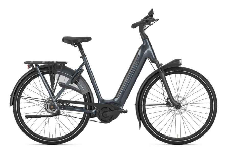 Gazelle Grenoble C5 600wh Dames Anthracite Grey Glans 46-61 2025