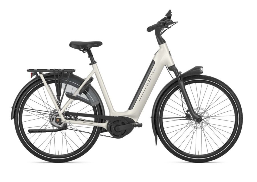 Gazelle Grenoble C5 Hmb 600wh Dames Ivory White Mat 49-61 2025